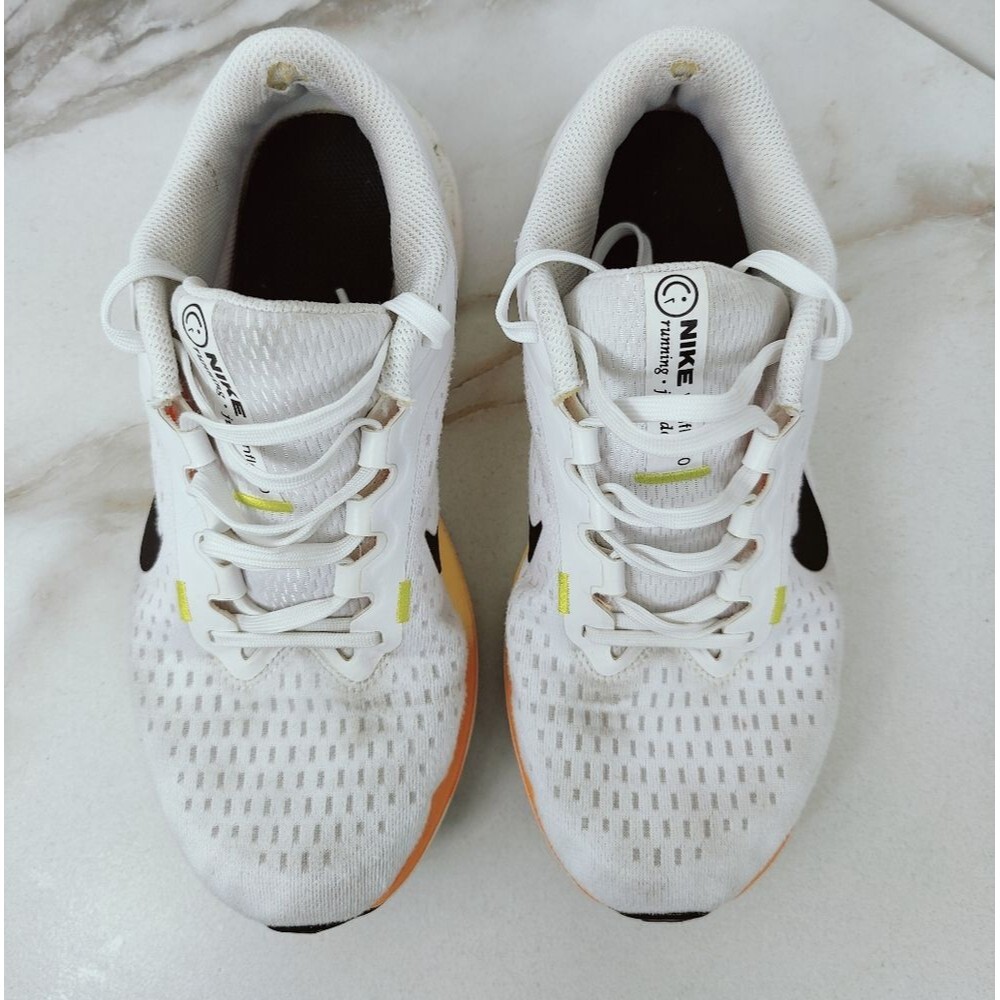 Nike Women's Zoom Winflo 10 White Citron Pulse Running Shoes Sneakers, Sz 7.5 - Picture 9 of 16
